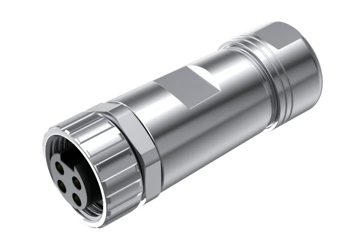 GLOBIX 7/8″ Conectores de cable – Contactos hembra, Terminación para soldadura, Configuración de montaje en campo