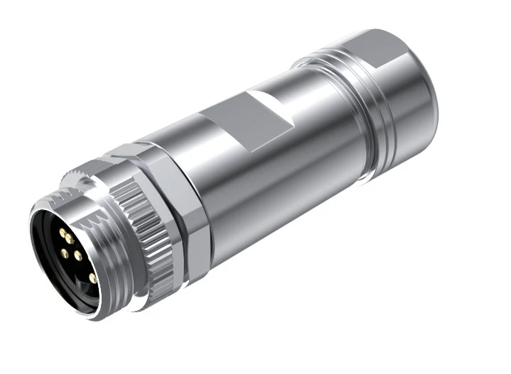 GLOBIX 7/8″ Conectores de cable – Contactos macho, Terminación para soldadura, Configuración de montaje en campo