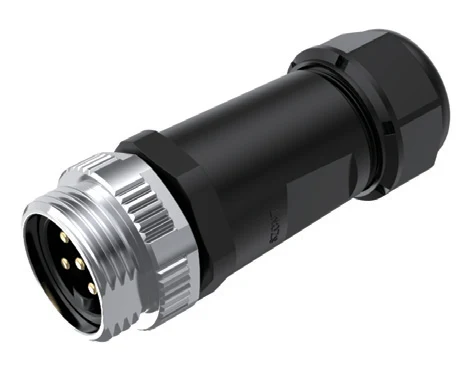 GLOBIX 7/8″ Conectores de cable – Contactos macho, Terminación para soldadura, Configuración de montaje en campo