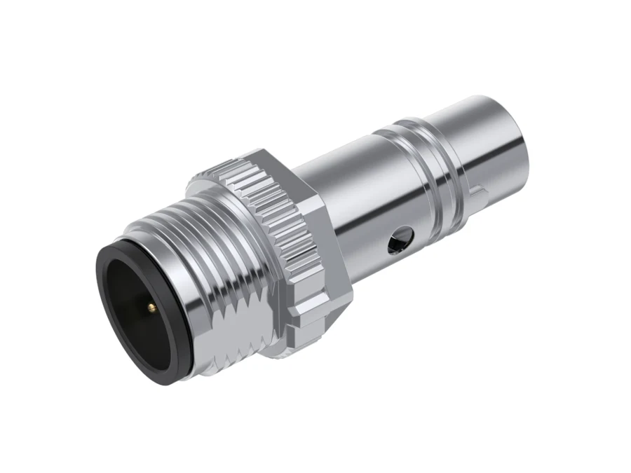 GLOBIX M12 Conectores de cable – Contactos macho, Apantallado