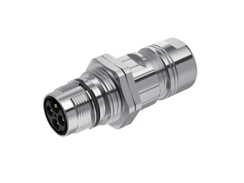 GLOBIX M17 Conectores de cable – Contactos macho, Terminación para crimpado, Conexión roscada