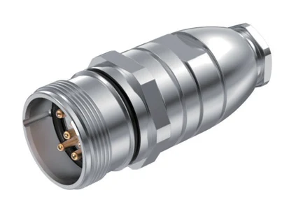 GLOBIX M23 Conectores – Contactos macho, Terminación para soldadura, Conexión de cable