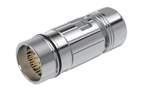 GLOBIX M27 – Contactos macho, Terminación para crimpado, Conexión de cable, Conexión roscada