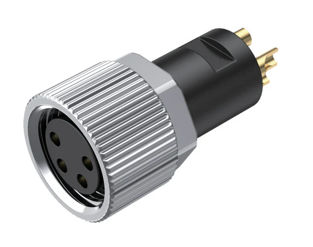 GLOBIX M8 Conectores de cable – Contactos hembra, Sin apantallamiento, Terminación para soldadura