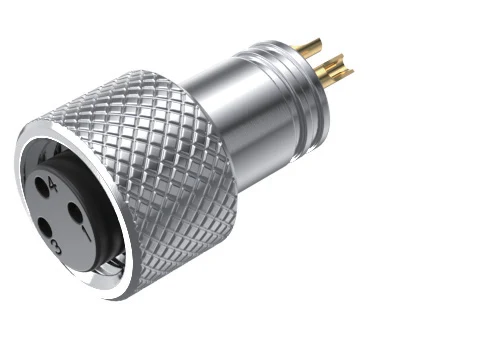 GLOBIX M8 Conectores de cable – Contactos hembra, Apantallado, Terminación para soldadura