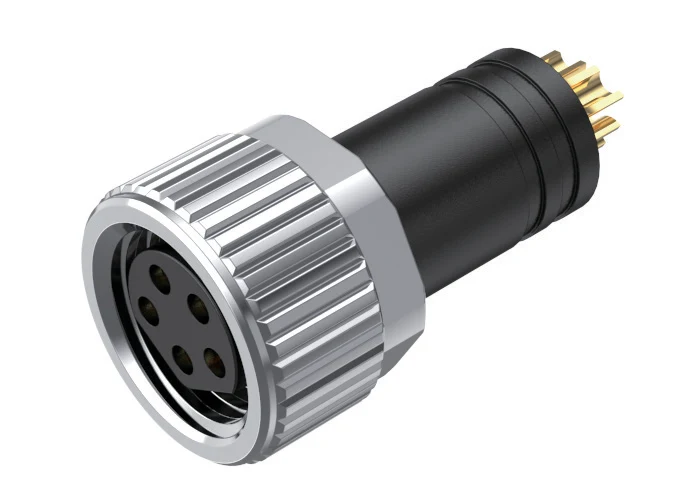 GLOBIX M8 Conectores de cable – Contactos hembra, Sin apantallamiento, Terminación para soldadura