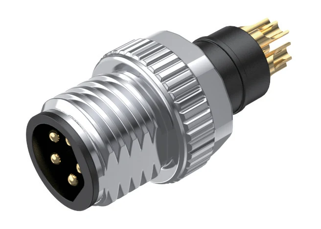 GLOBIX M8 Conectores de cable – Contactos macho, Sin apantallamiento, Terminación para soldadura